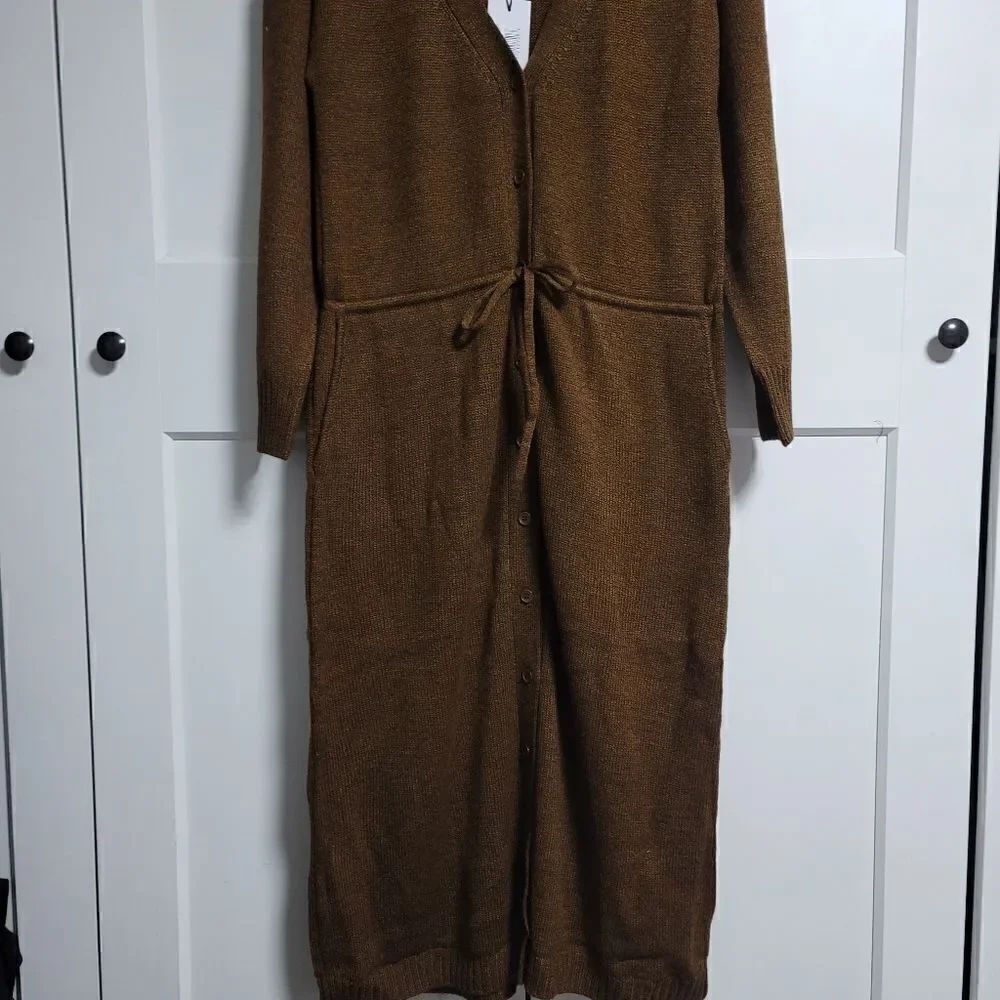 Who what wear collection Shayna gathered duster dress, large - Picture 3 of 11